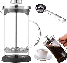 French Press 600ml Borosilikatglas Edelstahl Filter