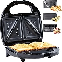 Gadgy 3-in-1 Sandwichmaker Waffeleisen Kontaktgrill