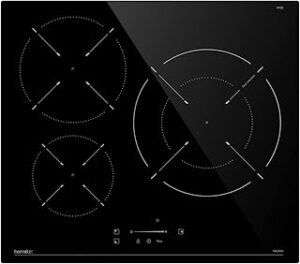Hermitlux Induktionskochfeld 60cm 3 Zonen 7400W