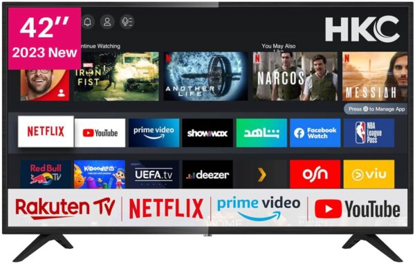 HKC NHV42H3 42 Zoll Smart TV mit Netflix und WiFi