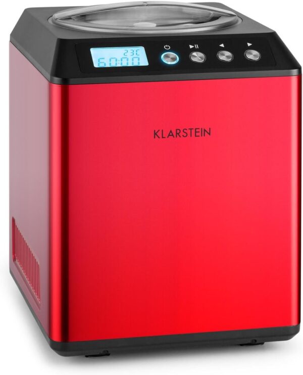 Klarstein Vanilla Sky Eismaschine 2L Rot