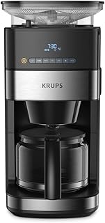 Krups KM8328 Kaffeemaschine mit Mahlwerk Schwarz