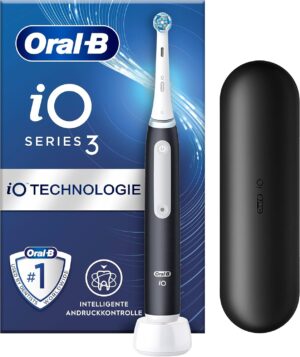 Oral-B iO Series 3 Zahnbürste mit Reiseetui schwarz