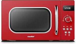 Retro Mikrowelle Comfee CMSRO 20 800W 20L Rot