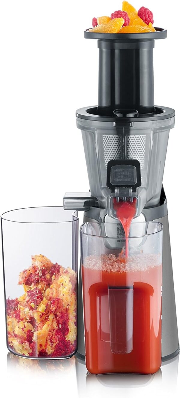 SEVERIN ES 3571 Slow Juicer Edelstahl 150W 1L