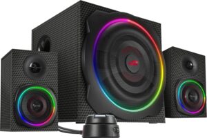 Speedlink GRAVITY CARBON RGB 2.1 PC Lautsprecher 120W