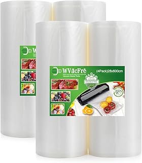 Vakuumierrollen 4er Set BPA-frei 28x600cm