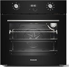 Einbaubackofen 70L Schwarz GASLAND