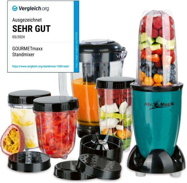 GOURMETmaxx Smoothie Maker 400W 750ml Set