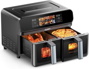 Heißluftfritteuse 9L XXL 2800W Dual Zone