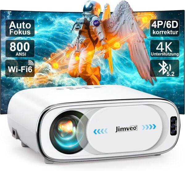 Jimveo 4K Beamer für Outdoor-Nutzung