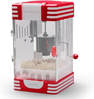 Klarstein Popcornmaschine 300W Retro rot