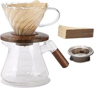 Pour Over Kaffeebereiter Set 600ml