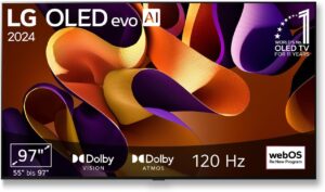 LG 97 Zoll OLED TV 4K AI Dolby Vision 2024