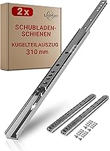 LouMaxx Schubladenschienen 310mm 2er Set