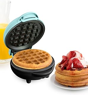 Mini Waffeleisen Aqua 12 cm