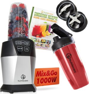 Nutrilovers 1000W Mini-Mixer BPA-frei