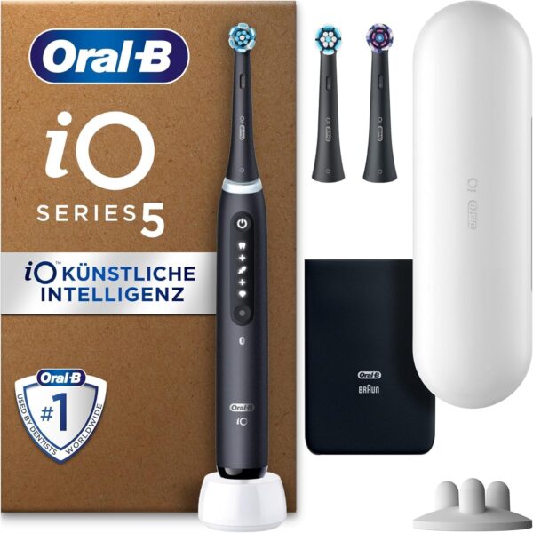 Oral-B iO 5 Plus Zahnbürste schwarz