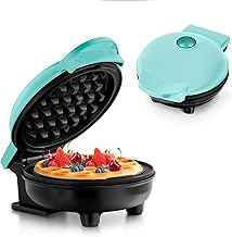 Grünes Retro Mini-Waffeleisen Antihaft