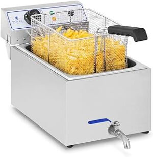 Fritteuse 17L Edelstahl Royal Catering