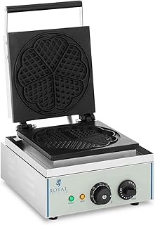 Herz Waffeleisen 1500W von Royal Catering