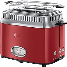 Russell Hobbs Retro Toaster 2-Scheiben 1300W Rot