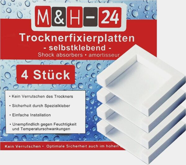 Selbstklebende Trocknerfixierplatten