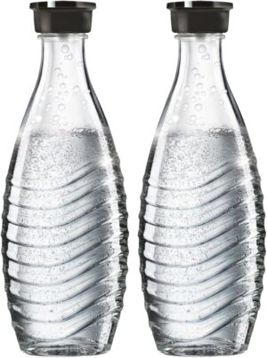 SodaStream Crystal Glaskaraffe 2er-Pack