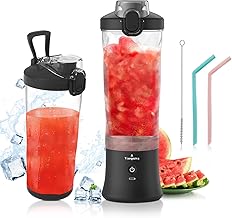 Mini Blender 600ml USB Schwarz