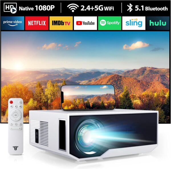 ZDK Beamer 4K 5G WiFi 20000 Lumen