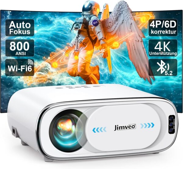 4K Beamer mit WiFi6 und Bluetooth