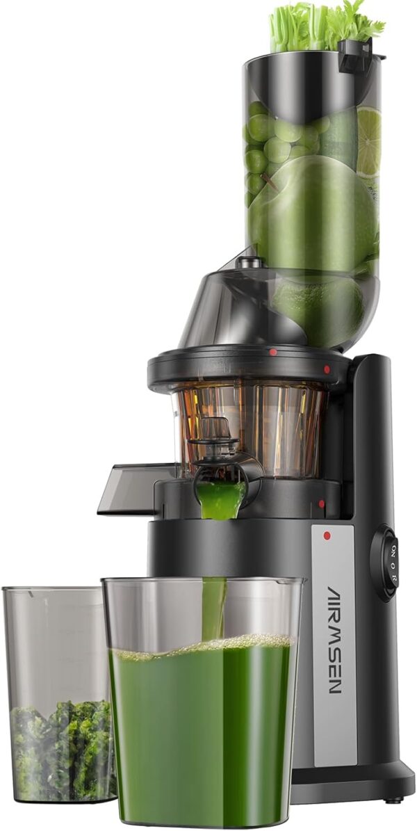 AIRMSEN Slow Juicer AMR520 Schwarz