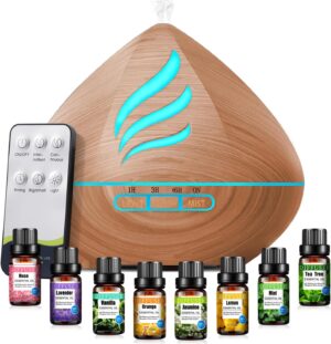 Aroma Diffuser 500ml mit 8 Ölen