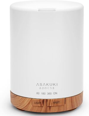 ASAKUKI 300ml Aroma Diffuser Braun