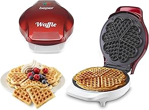 Beper Waffeleisen 5 Waffeln Antihaft 800W