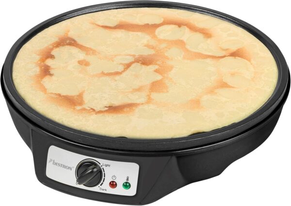 Bestron Crêpes Maker Retro Schwarz