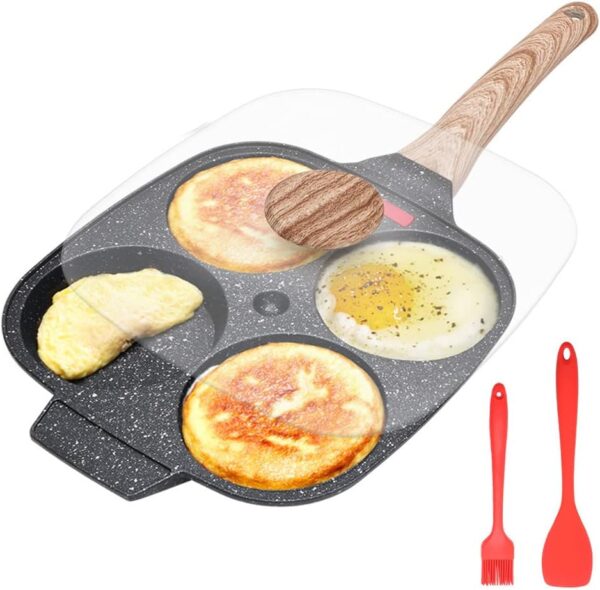 Pancake Pfanne für Induktion 4-Loch