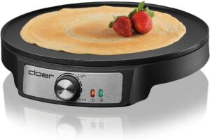 Cloer 6620 Crêpes-Maker 29cm 1200W Antihaft