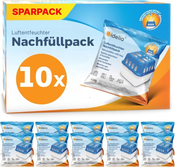 Idelia Luftentfeuchter Granulat 400g Set