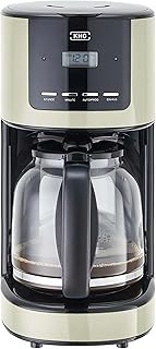 Kaffeemaschine KA-184 Creme 12 Tassen Timer