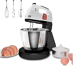 Küchenmaschine mit Edelstahlschüssel
