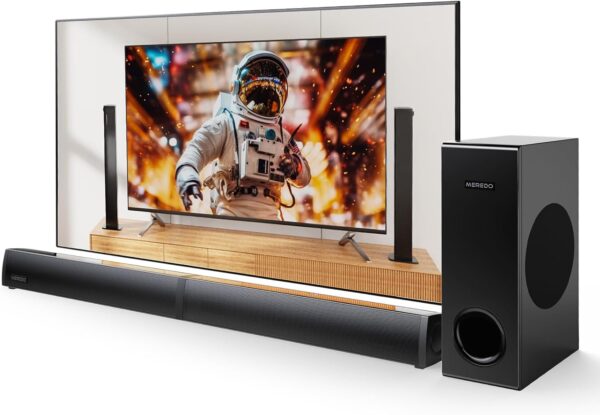 MEREDO Soundbar 2.1 mit Subwoofer