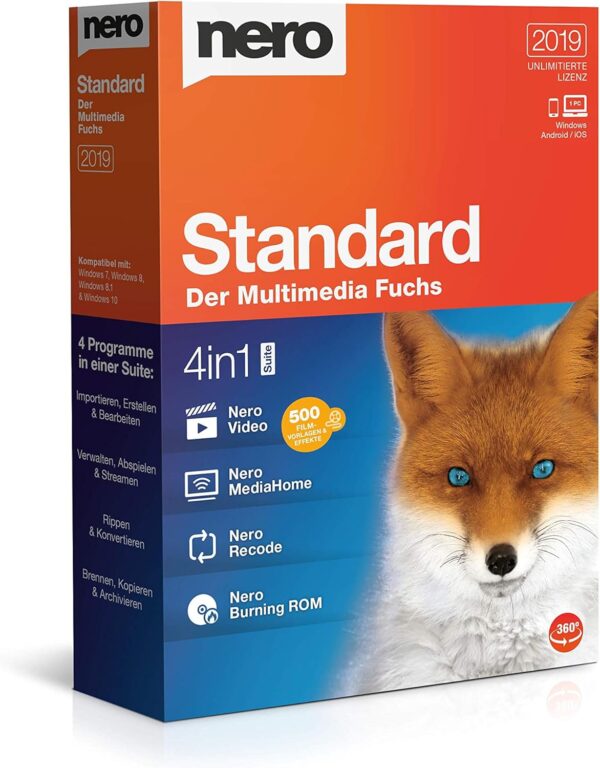 Nero Standard 2019 Software Suite