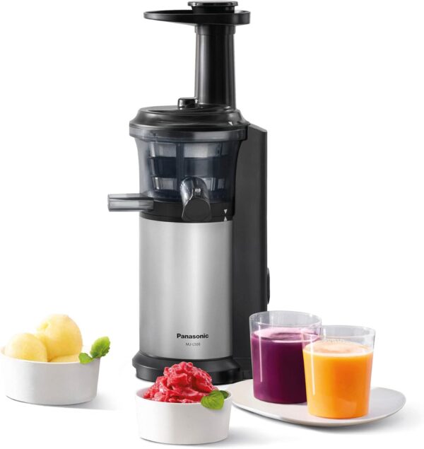 Panasonic MJ-L500S Slow Juicer Silber