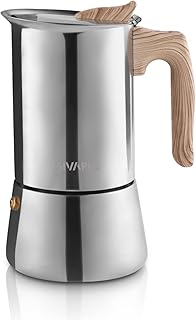 Espressokocher Induktion 450ML Edelstahl