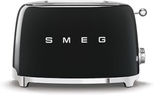 Smeg TSF01 Toaster Schwarz 2 Scheiben