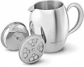 VeoHome French Press 0.75L Edelstahl