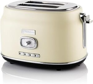 Retro Toaster 2-Scheiben Weiß