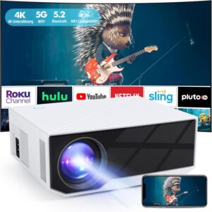 ZDK Mini Beamer 4K 5G WiFi 20000 Lumen