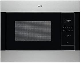 AEG Mikrowelle 23L 900W Schwarz Edelstahl